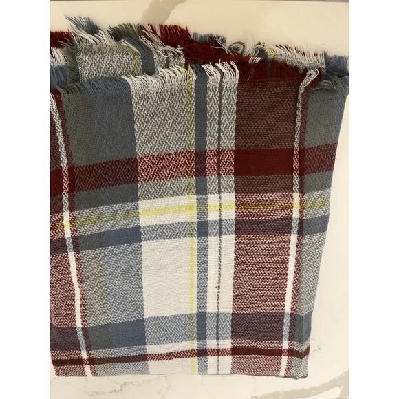 Scarf Winter Plaid Acrylic Soft as Cashmere by Ruggine 54" x 28" Shawl New - Picture 1 of 4